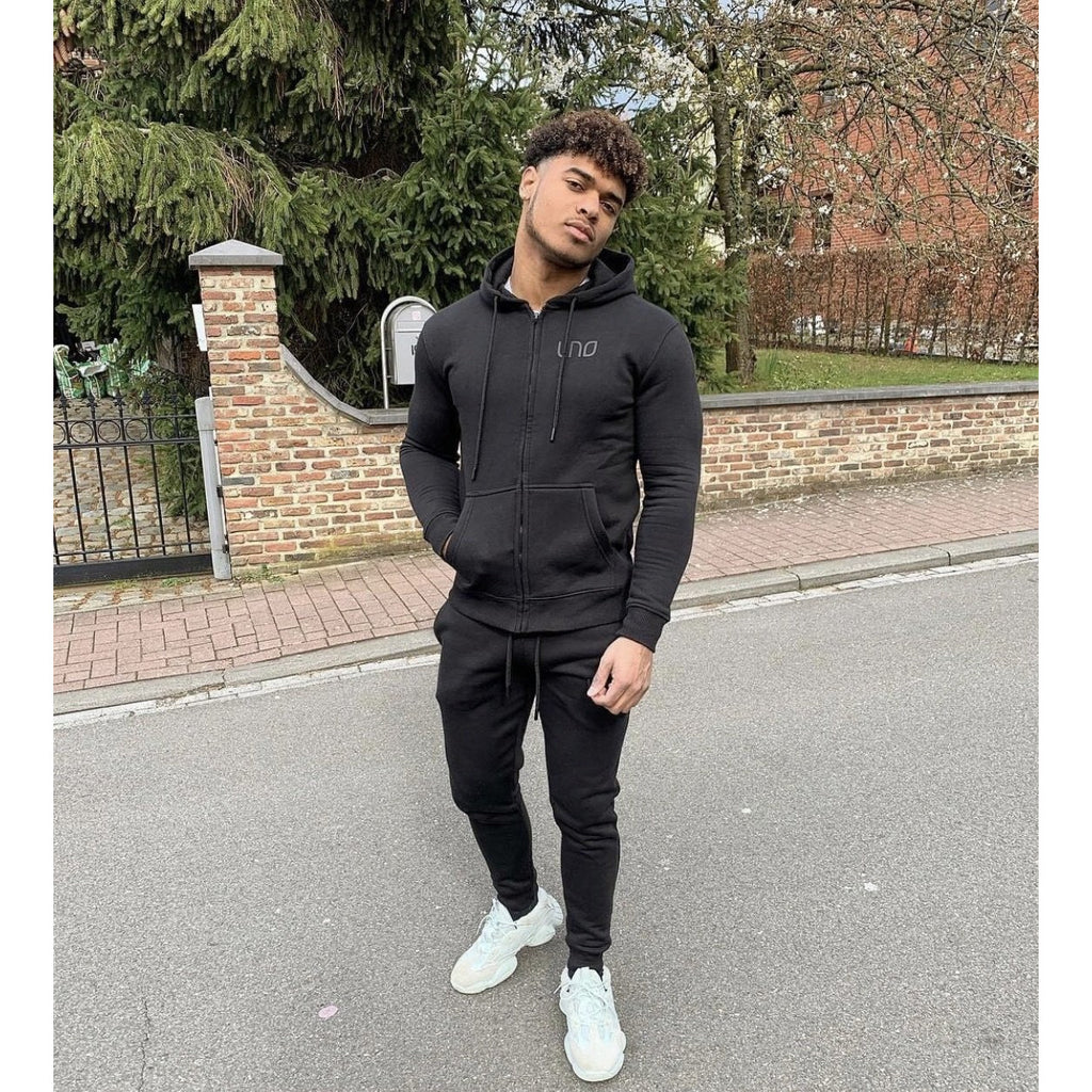 Fleece tracksuit mens discount sale